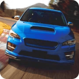 Subaru Impreza Racing Car in USA icon