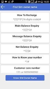 Find Sim owner name स्क्रीनशॉट 3