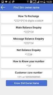Find Sim owner name स्क्रीनशॉट 3