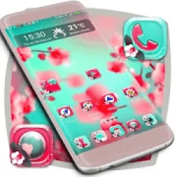 Blooming Flowers Launcher Theme आइकन