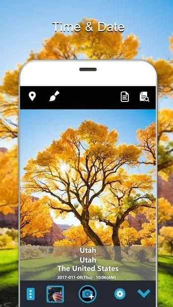GPS & Weather Camera: Add GPS, Weather to Picture स्क्रीनशॉट 3