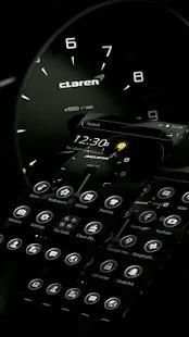 Black Racing Car Speedometer Theme screenshot 3