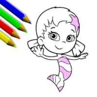 Bubble Guppies Coloring book Drawing Game