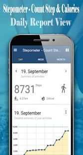 Stepometer - Count Step & Calories स्क्रीनशॉट 3