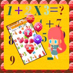 Kids Math Balloon Pop Game-Math Quiz Kids 1-5grade