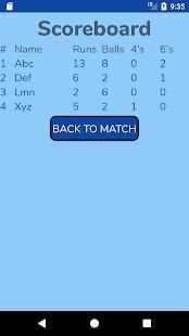 Cricket Score Counter स्क्रीनशॉट 1