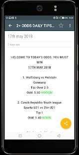 2+ ODDS DAILY TIPS screenshot 4