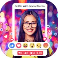 Selfie with Social Media Frame - Selfie Booth on 9Apps