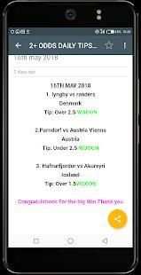 2+ ODDS DAILY TIPS screenshot 5