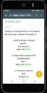 2+ ODDS DAILY TIPS screenshot 3