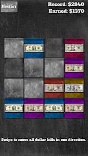 2048 Dollars - Money Puzzle स्क्रीनशॉट 1