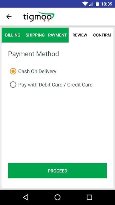 Tigmoo Online Shopping screenshot 1