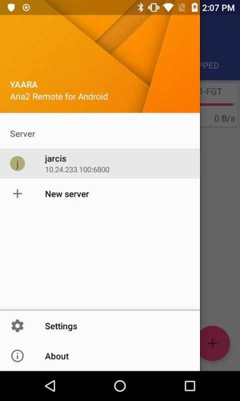 Yaara - Aria2 Remote स्क्रीनशॉट 3