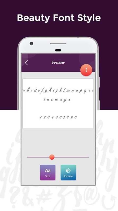 Beauty Fonts Free скриншот 3