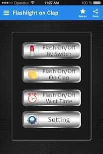 Flashlight On Clap screenshot 2