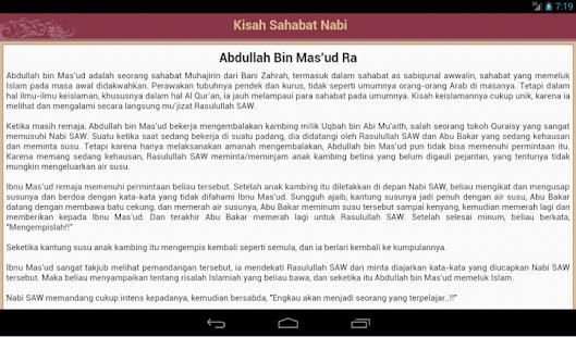 200+ Kisah Sahabat Nabi скриншот 1
