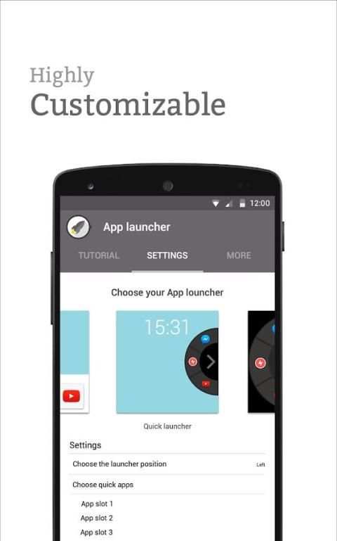 App launcher for Android Wear screenshot 1