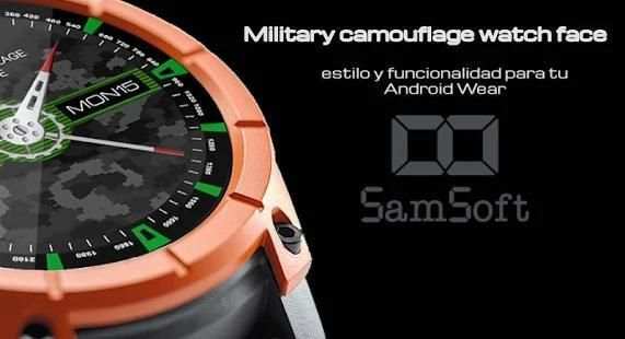 Watchface app launcher Militar screenshot 16