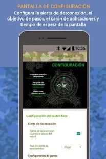 Watchface app launcher Militar screenshot 13