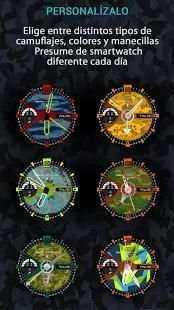 Watchface app launcher Militar screenshot 10