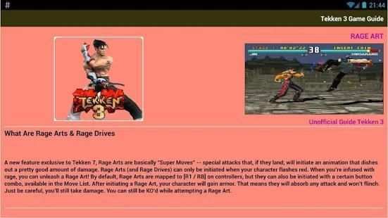 Tekken 3 Game Guide screenshot 2