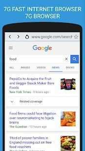 7G Internet Browser HD: Speed Browser For Android screenshot 2