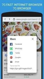 7G Internet Browser HD: Speed Browser For Android screenshot 7