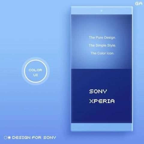 COLOR™ XPERIA Theme | BLUE - Tema SONY Xperia screenshot 5