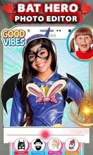 Superhero Bat Photo Editor for Flying Bat Hero screenshot 2