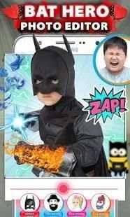 Superhero Bat Photo Editor for Flying Bat Hero screenshot 1
