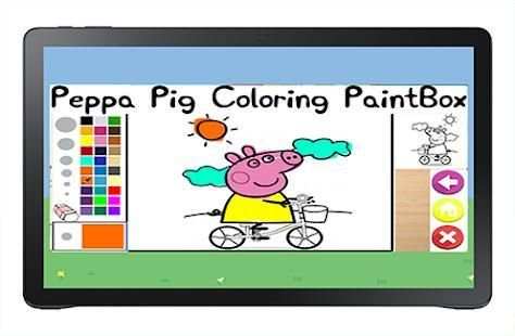 Peppa & Pig Coloring PaintBox screenshot 2