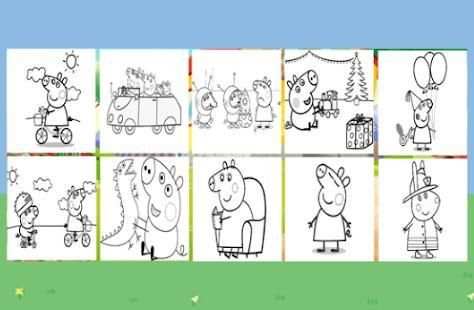 Peppa & Pig Coloring PaintBox screenshot 3