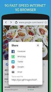 9G Speed Internet: Fast Internet Browser 2018 screenshot 8
