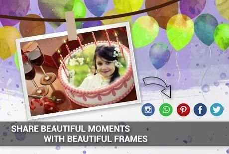 Birthday Frames (Photo Editor) with Aviary Editor screenshot 1