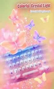 Colorful Crystal Light Keyboard Theme screenshot 5
