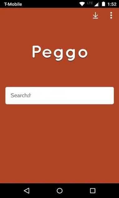Peggo App screenshot 1