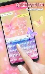 Colorful Crystal Light Keyboard Theme screenshot 3
