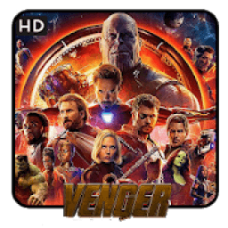 Avengers superheroes wallpaper zipper lock HD icon