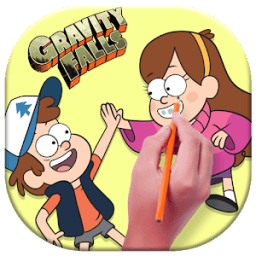 ikon Draw All gravity falls Characters Easy