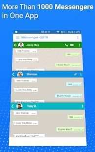 Messenger 2018 - Messenger for All Social Apps screenshot 2