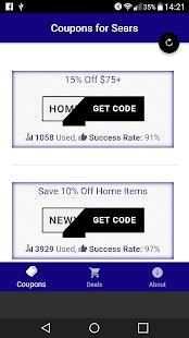 Coupons for Sears screenshot 2