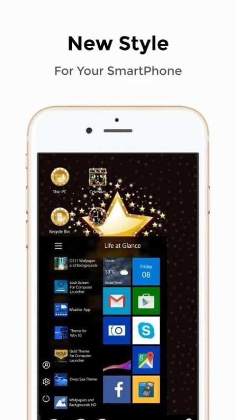 Hello Theme For Computer Launcher स्क्रीनशॉट 2