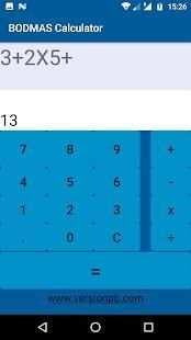 BODMAS Calculator स्क्रीनशॉट 1