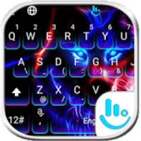 Colorful Wolf Keyboard Theme