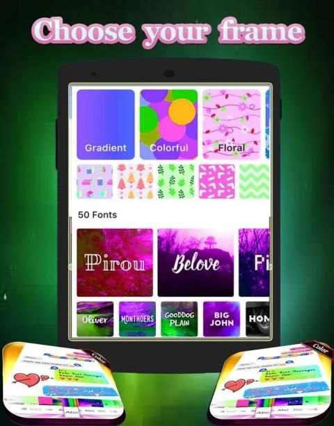 Color Your Text Messages for whatsapp & facebook screenshot 2