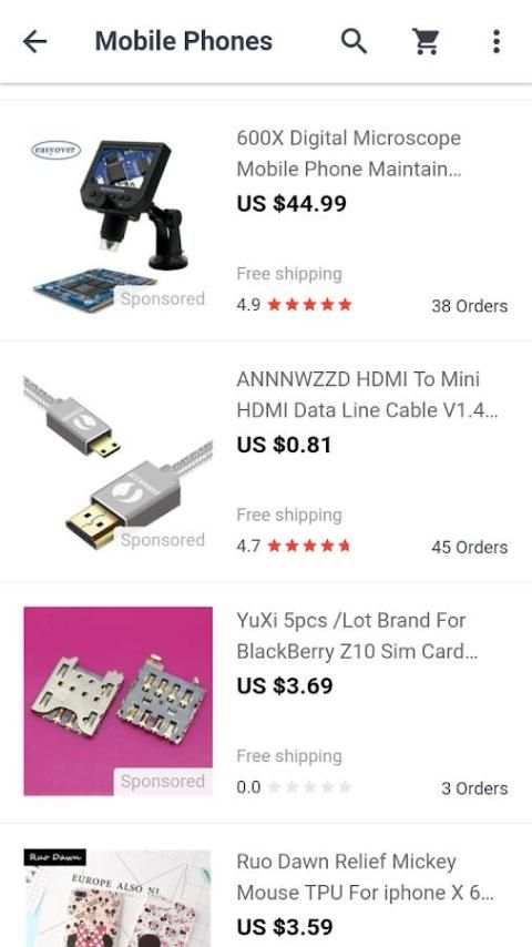 AliExpress Lite - Shopping screenshot 2