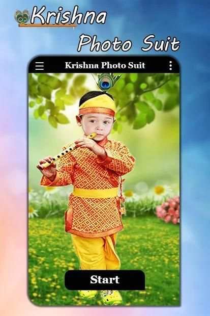Krishna Photo Suit : Kanha Photo Frame स्क्रीनशॉट 8