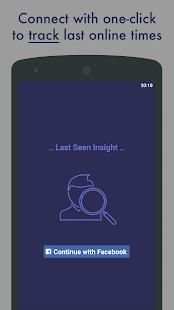 Last Seen Online For Facebook Profile Tracker screenshot 1