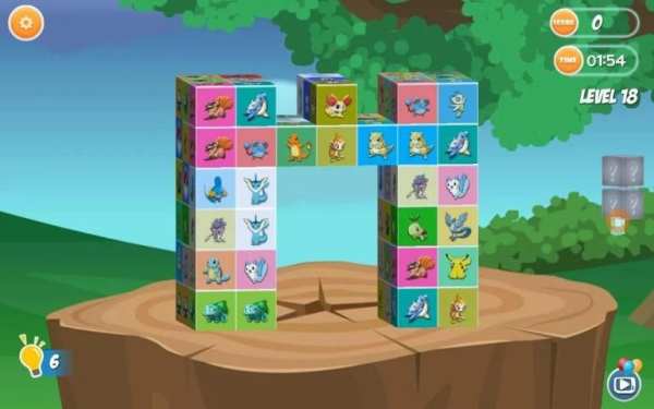 Pikachu 3D Onet Connect - Animal Pokemon screenshot 1