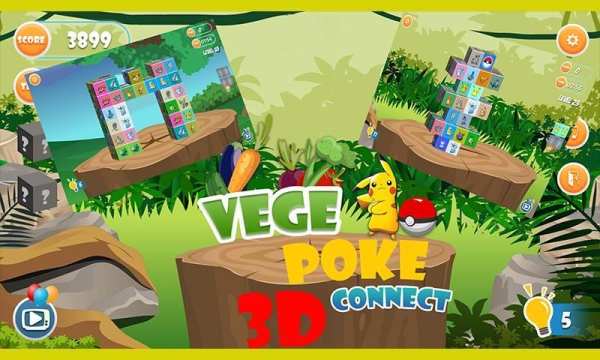 Pikachu 3D Onet Connect - Animal Pokemon screenshot 6